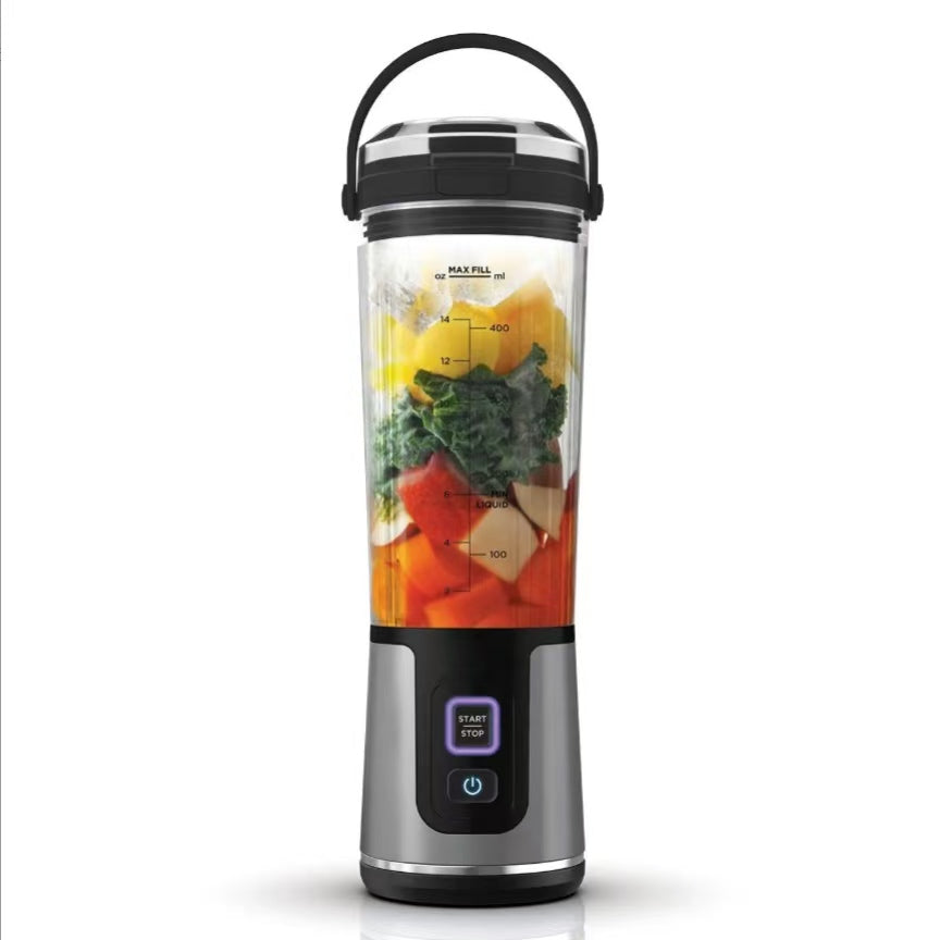 Compact Wireless Design for Outdoor & Daily Use | Makes Smoothies, Protein Drinks, Frozen Slushies, Ice-Blended Cocktails, Frappes & Iced Coffee | 530ml Capacity, Easy Dishwasher Cleaning