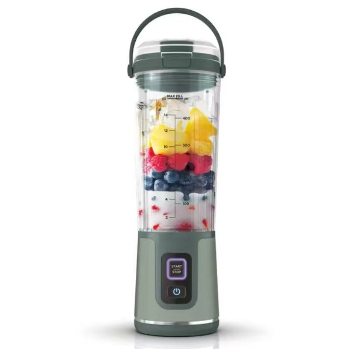 Compact Wireless Design for Outdoor & Daily Use | Makes Smoothies, Protein Drinks, Frozen Slushies, Ice-Blended Cocktails, Frappes & Iced Coffee | 530ml Capacity, Easy Dishwasher Cleaning
